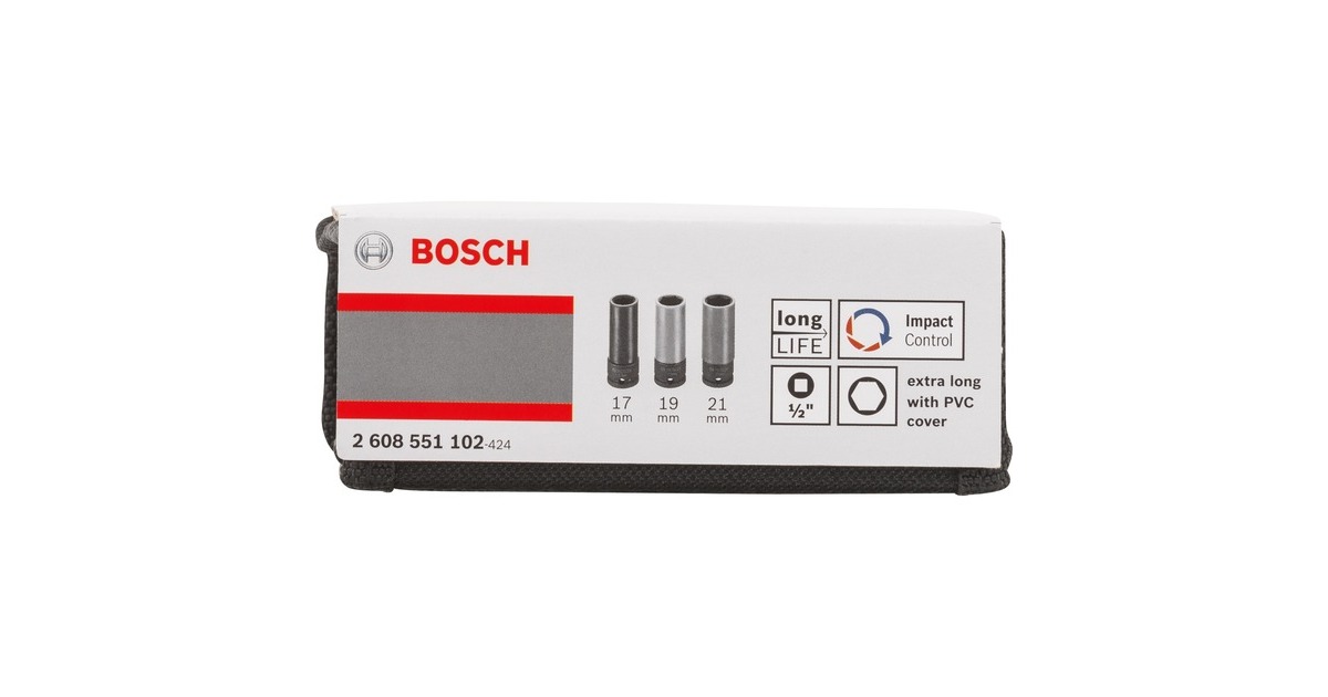 Bosch Impact Control Steckschlüssel-Satz 1/2