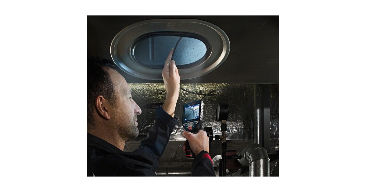 Bosch Inspektionskamera GIC 120 C Professional, 12Volt(blau/schwarz, Li-Ion Akku 1,5Ah, in L-BOXX)