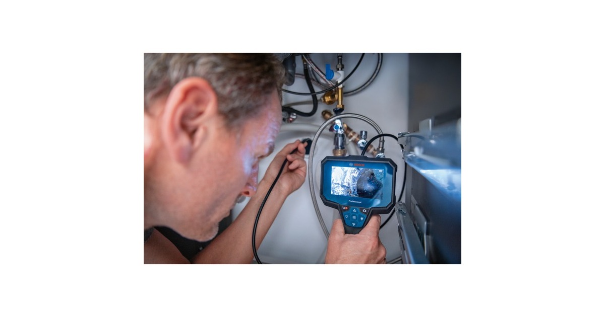 Bosch Inspektionskamera GIC 12V-4-23 C Professional, 12Volt(blau/schwarz, ohne Akku und Ladegerät, Batteriebetrieb)