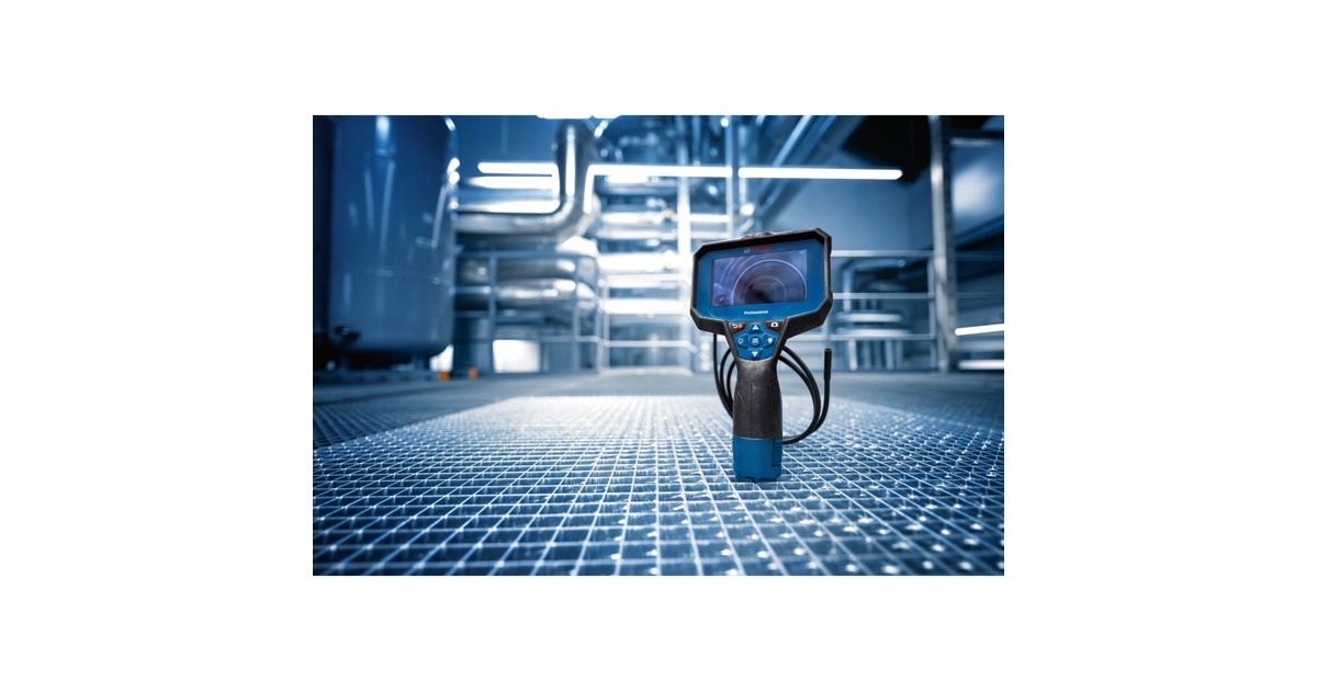 Bosch Inspektionskamera GIC 12V-4-23 C Professional, 12Volt(blau/schwarz, ohne Akku und Ladegerät, Batteriebetrieb)