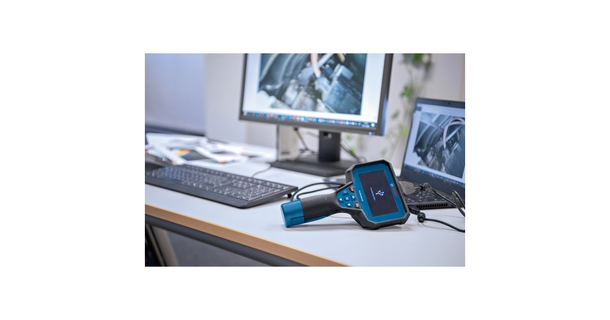 Bosch Inspektionskamera GIC 12V-4-23 C Professional, 12Volt(blau/schwarz, ohne Akku und Ladegerät, Batteriebetrieb)