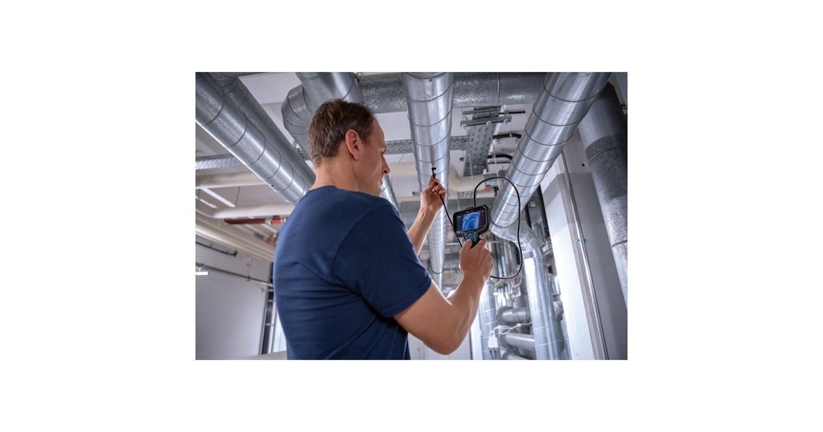 Bosch Inspektionskamera GIC 12V-5-27 C Professional, 12Volt(blau/schwarz, ohne Akku und Ladegerät, Batteriebetrieb)