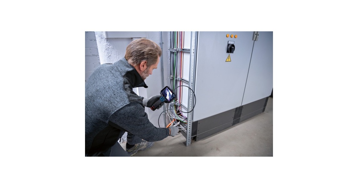 Bosch Inspektionskamera GIC 12V-5-27 C Professional, 12Volt(blau/schwarz, Li-Ionen Akku 2,0Ah, in L-BOXX)