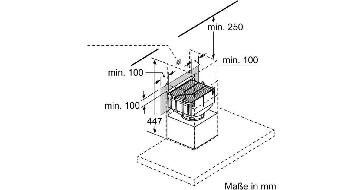 Bosch Integriertes CleanAirPlus Umluftmodul DWZ1CX1I6, Umrüst-Set