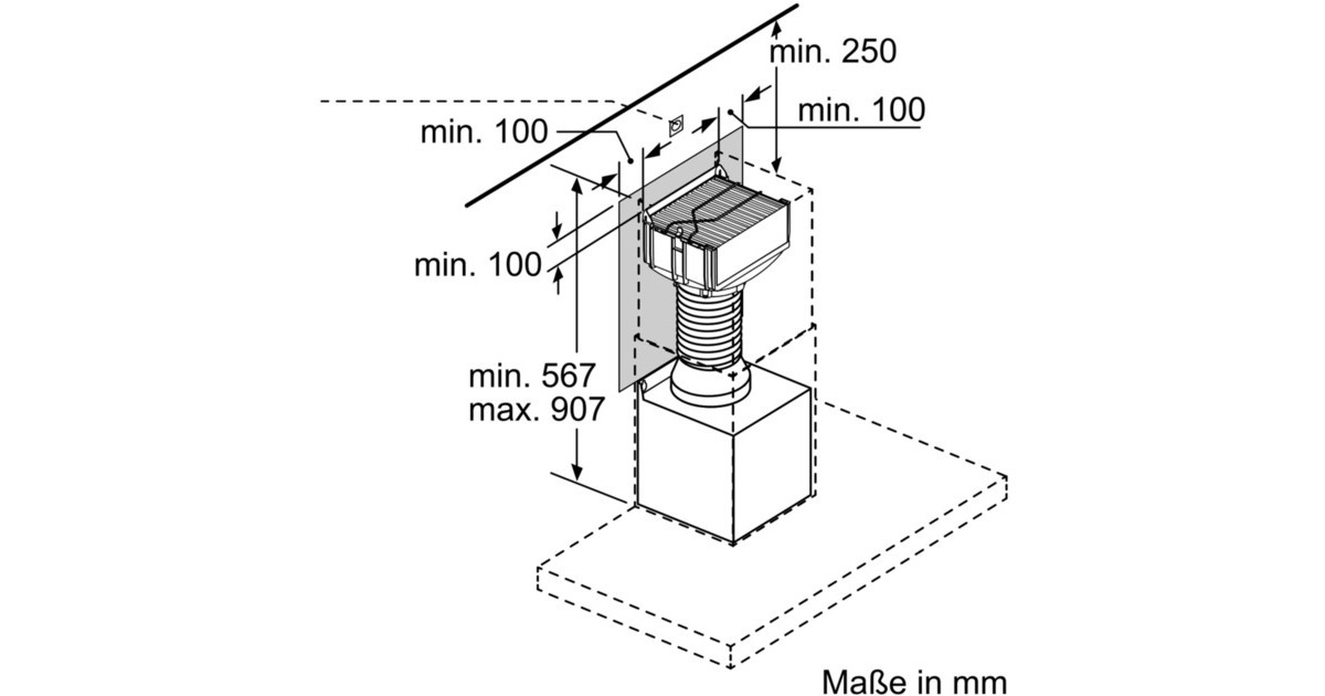Bosch Integriertes CleanAirPlus Umluftmodul DWZ1CX1I6, Umrüst-Set