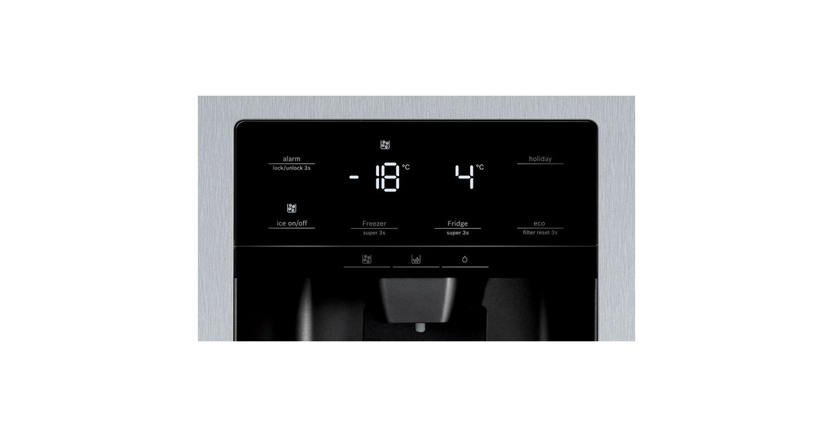 Bosch KAG93AIEP Serie | 6, Side-by-Side(edelstahl/grau)