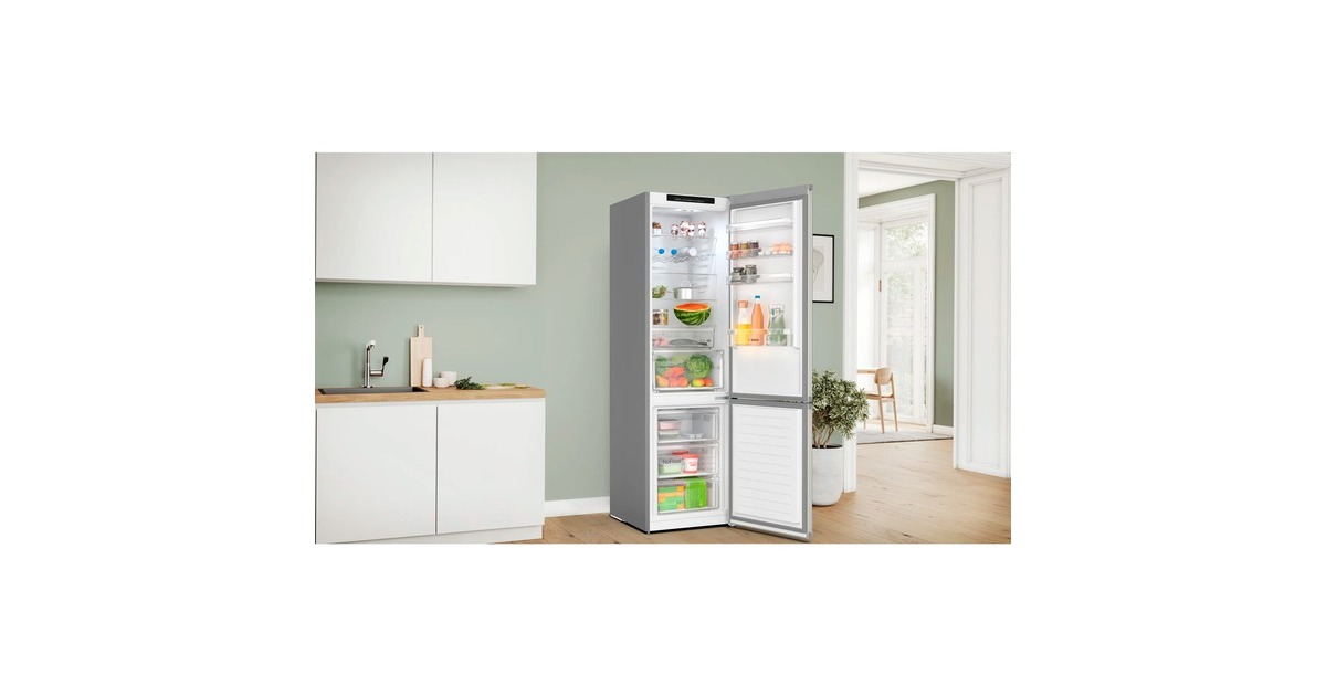 Bosch KGN392ICF Serie 4, Kühl-/Gefrierkombination(edelstahl)