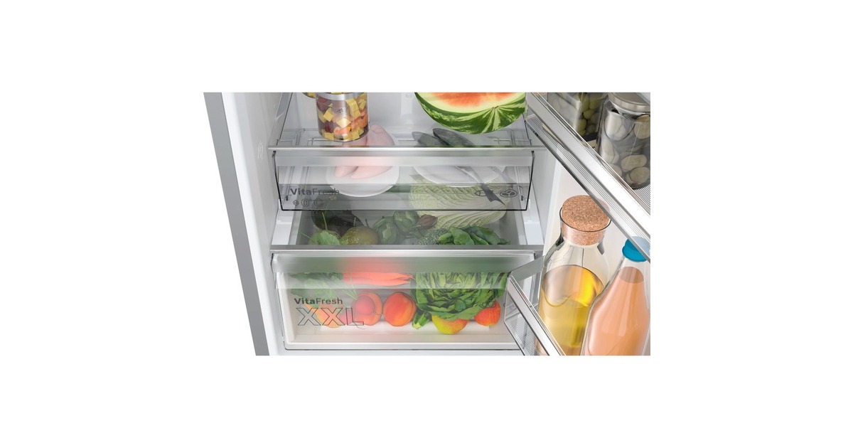 Bosch KGN392LAF Serie 4, Kühl-/Gefrierkombination(edelstahl)