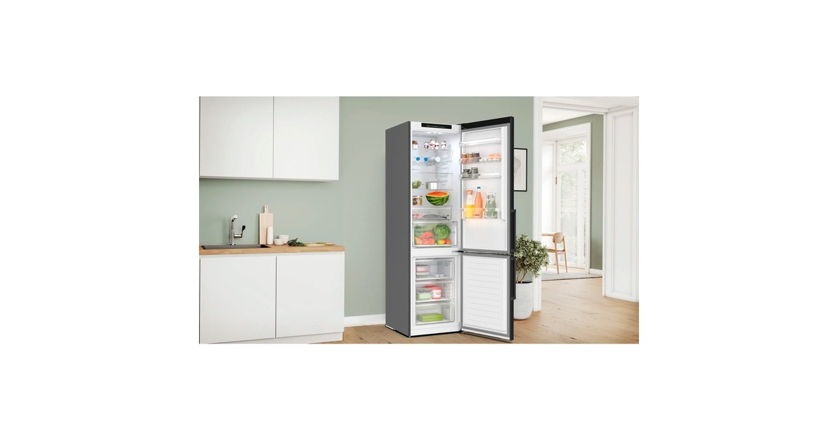 Bosch KGN39OXBT Serie 4, Kühl-/Gefrierkombination(edelstahl (dunkel), Green Collection)