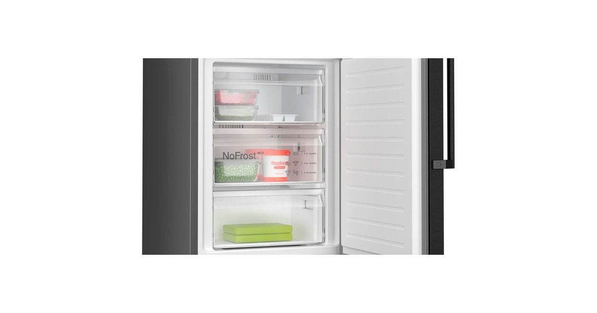 Bosch KGN39OXBT Serie 4, Kühl-/Gefrierkombination(edelstahl (dunkel), Green Collection)