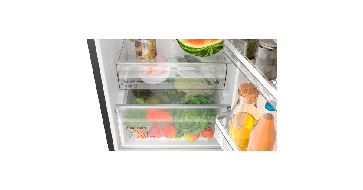 Bosch KGN39VXAT Serie 4, Kühl-/Gefrierkombination(edelstahl (dunkel))