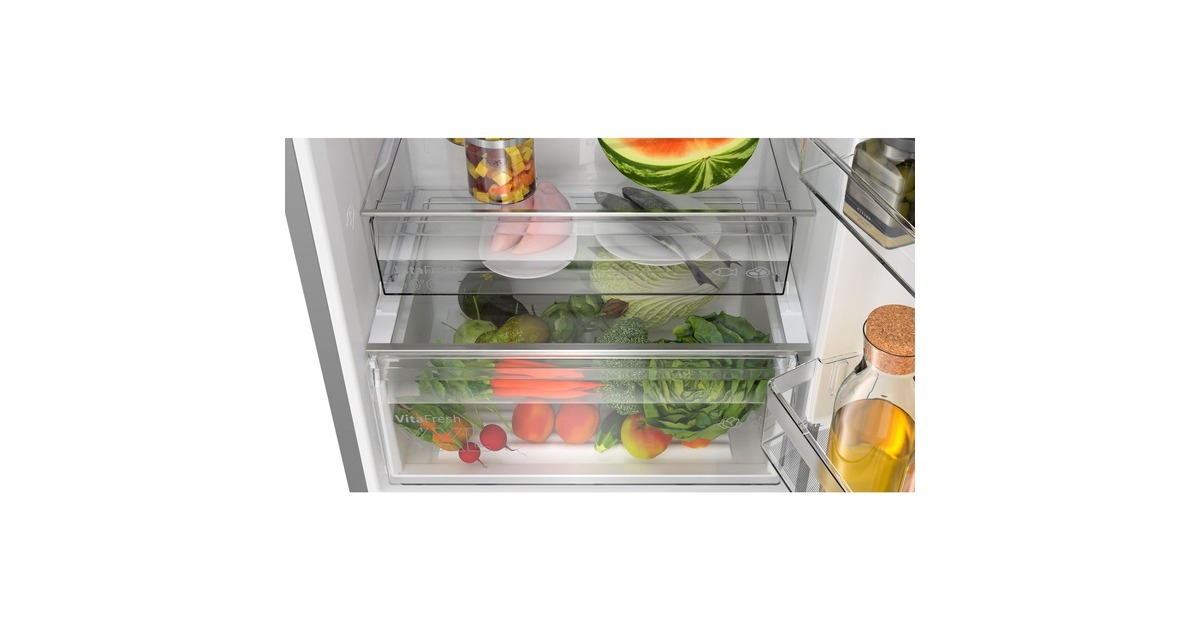 Bosch KGN497ICT Serie 4, Kühl-/Gefrierkombination(edelstahl)