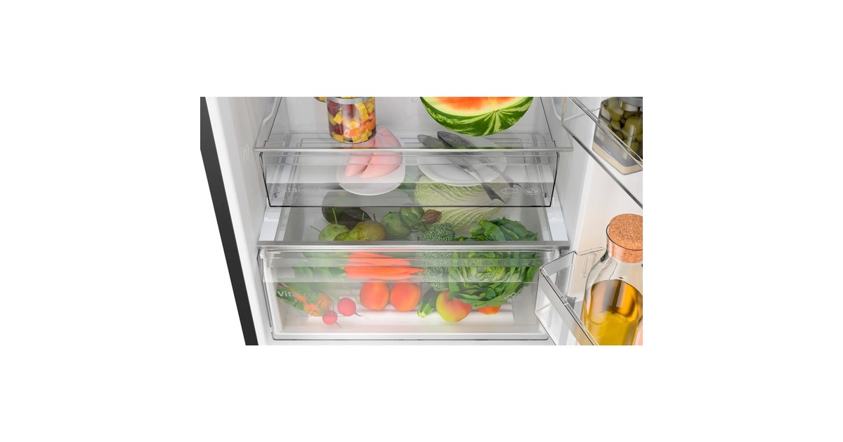 Bosch KGN49OXBT Serie 4, Kühl-/Gefrierkombination(edelstahl (dunkel), Green Collection)