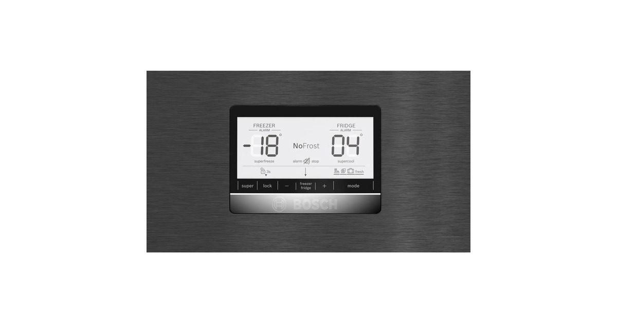 Bosch KGN76AXDR Serie 6, Kühl-/Gefrierkombination(edelstahl (dunkel))