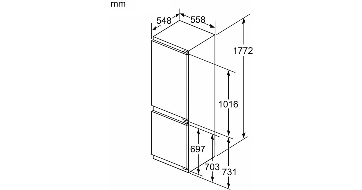 Bosch KIN86ADD0 Serie 6, Kühl-/Gefrierkombination