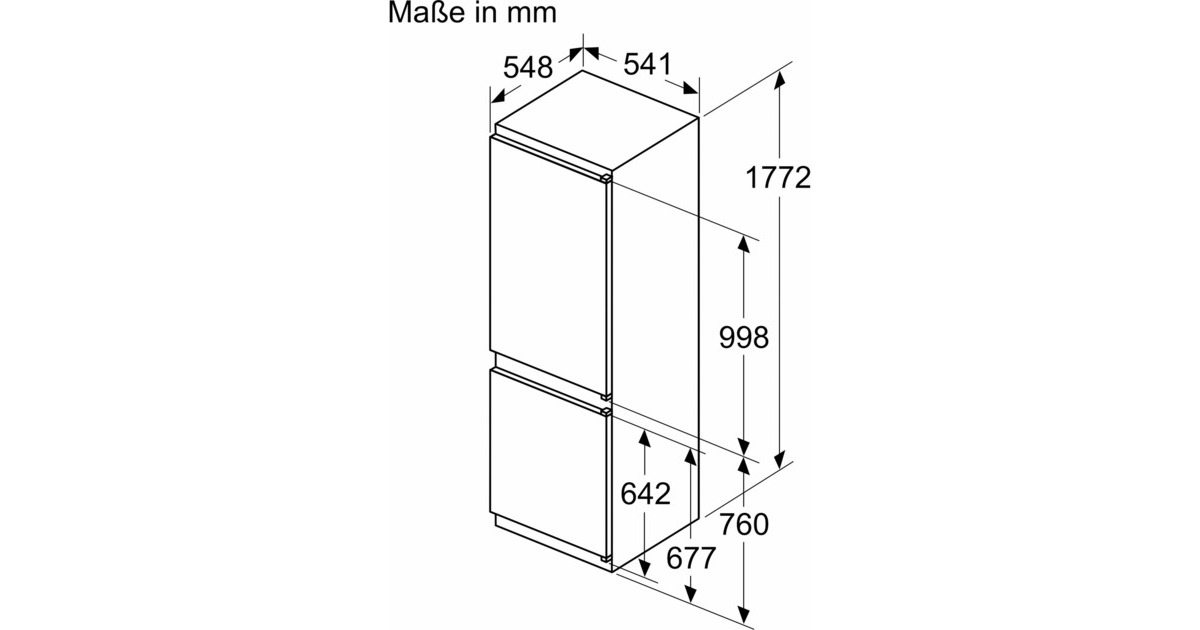 Bosch KIN86VSE0 Serie | 4, Kühl-/Gefrierkombination
