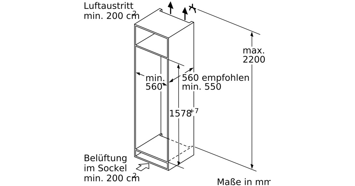 Bosch KIS77AFE0 Serie | 6, Kühl-/Gefrierkombination