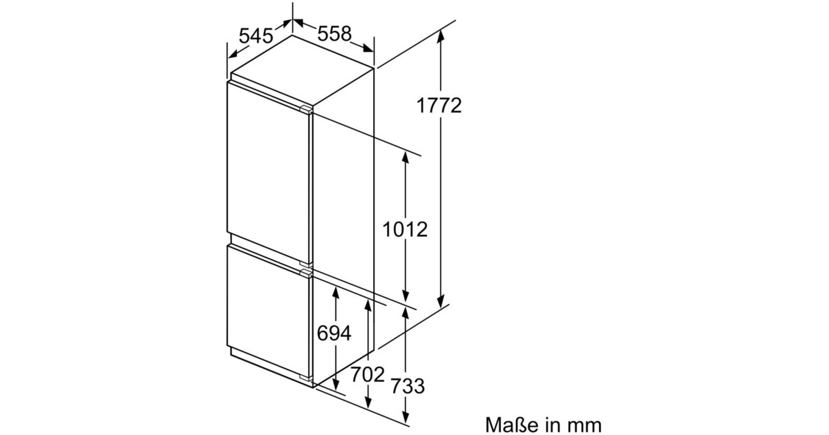 Bosch KIS86AFE0 Serie | 6, Kühl-/Gefrierkombination