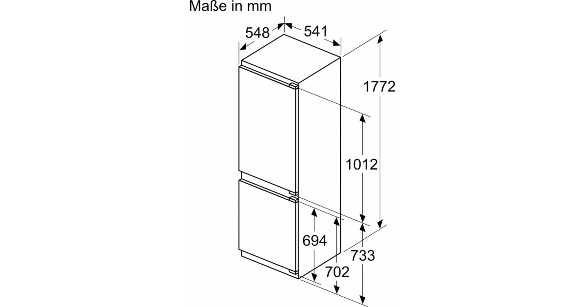 Bosch KIV86VFE1 Serie | 4, Kühl-/Gefrierkombination