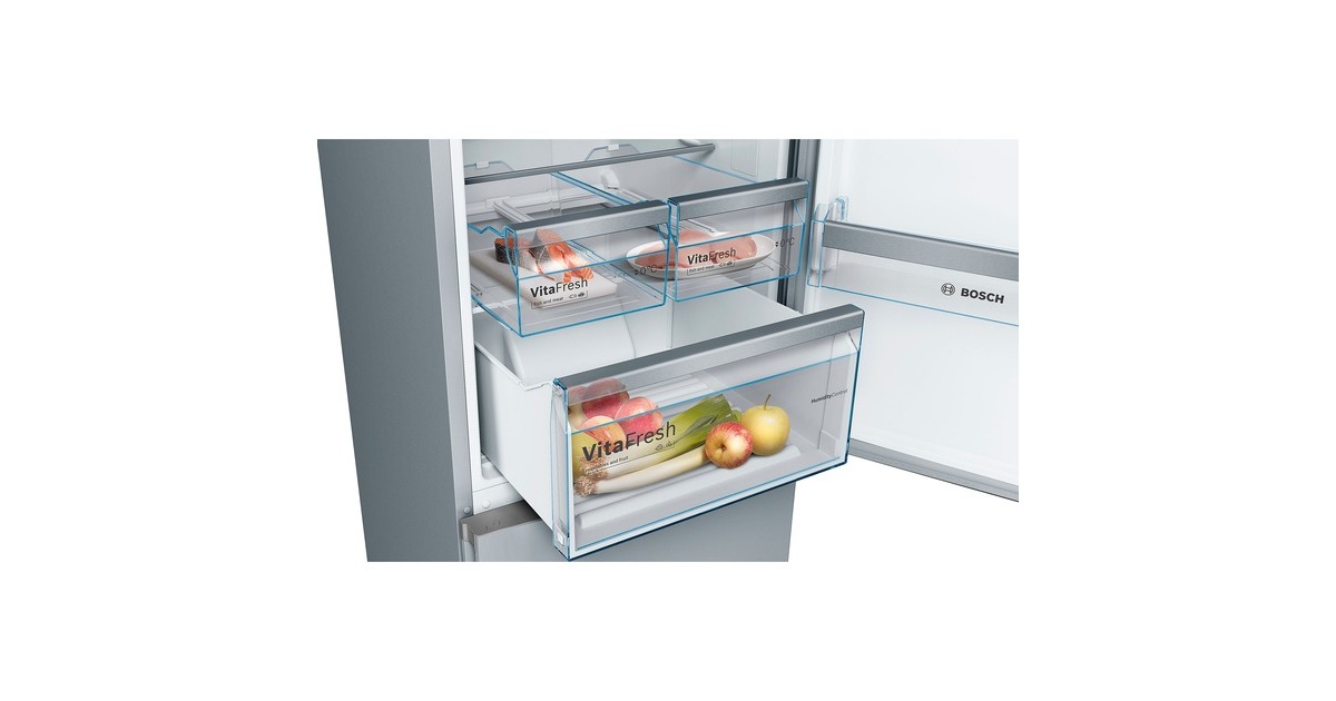 Bosch KVN39ICEA Serie | 4, Kühl-/Gefrierkombination(hellbraun/grau, Vario Style (austauschbare Farbfronten))