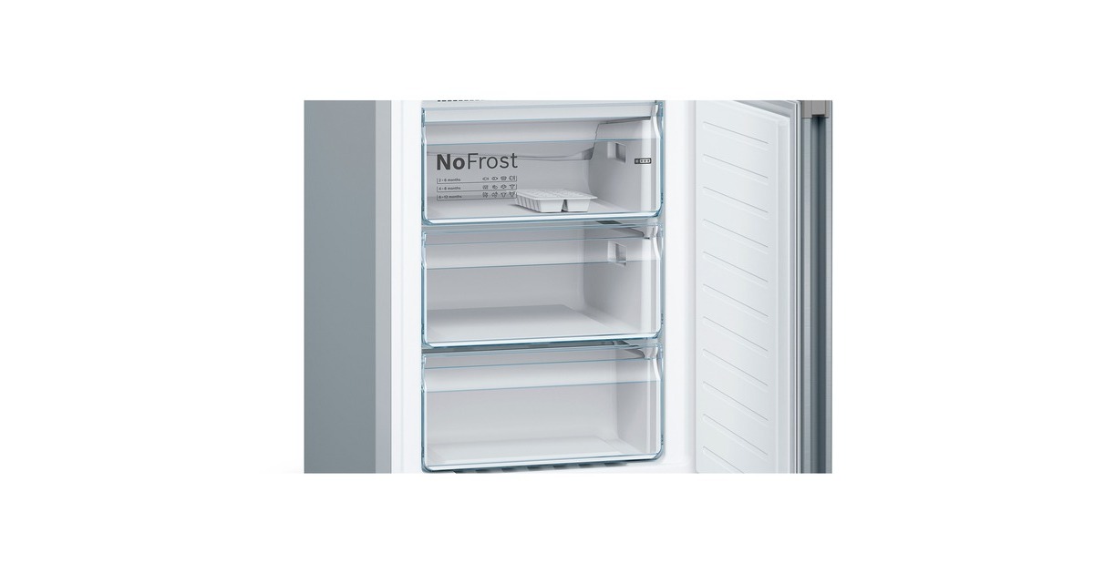 Bosch KVN39IGEA Serie | 4, Kühl-/Gefrierkombination(dunkelgrau/grau, Vario Style (austauschbare Farbfronten))