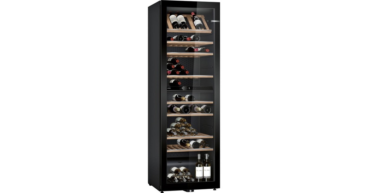Bosch KWK36ABGA Serie | 6, Weinkühlschrank(schwarz, 2 Temperaturzonen)