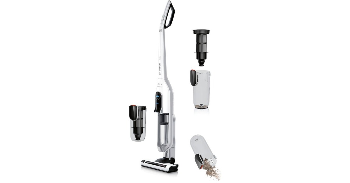 Bosch Kabelloser Handstaubsauger Athlet 25.2V, Stielstaubsauger(weiß)