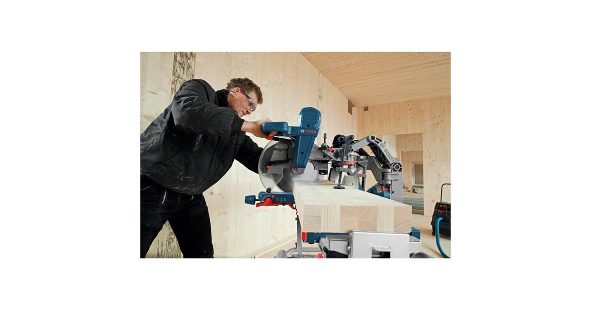 Bosch Kapp-und Gehrungssäge GCM 12 GDL Professional(blau, 2.000 Watt)