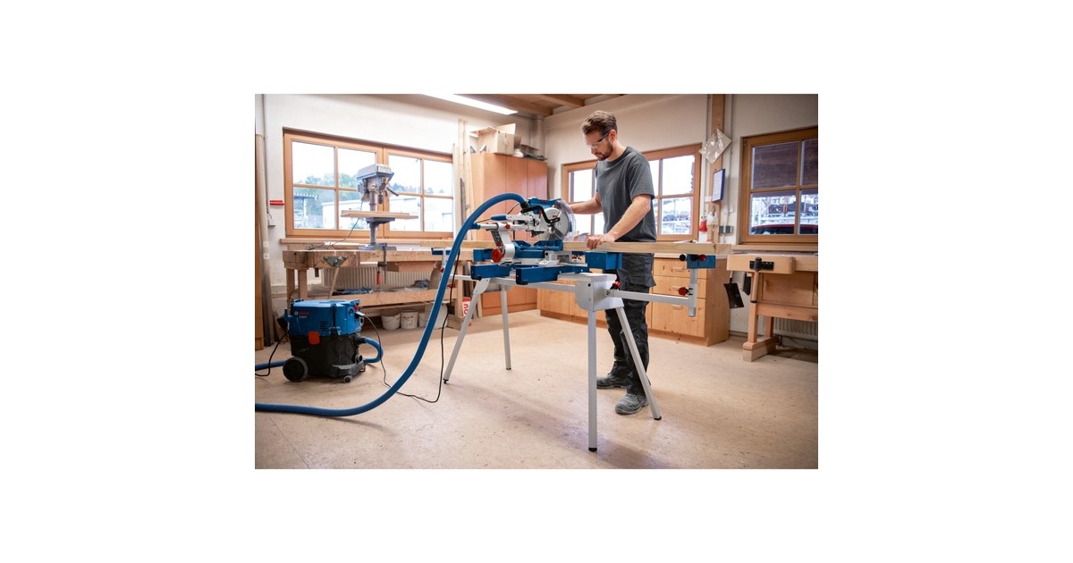 Bosch Kapp-und Gehrungssäge GCM 305-254 D Professional(blau, 1.500 Watt)