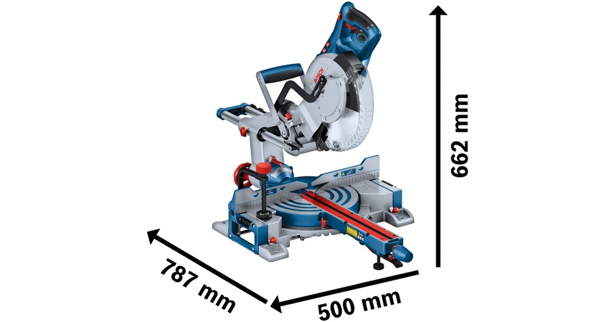 Bosch Kapp-und Gehrungssäge GCM 305-254 D Professional(blau, 1.500 Watt)