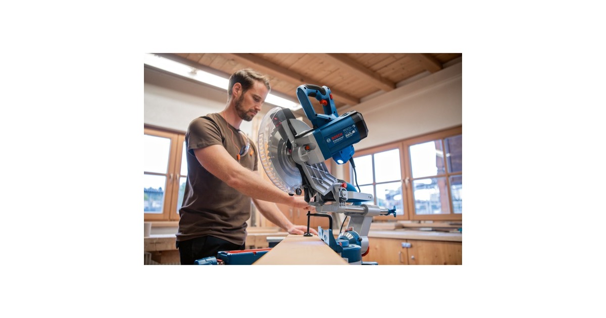 Bosch Kapp-und Gehrungssäge GCM 305-254 D Professional(blau, 1.500 Watt)