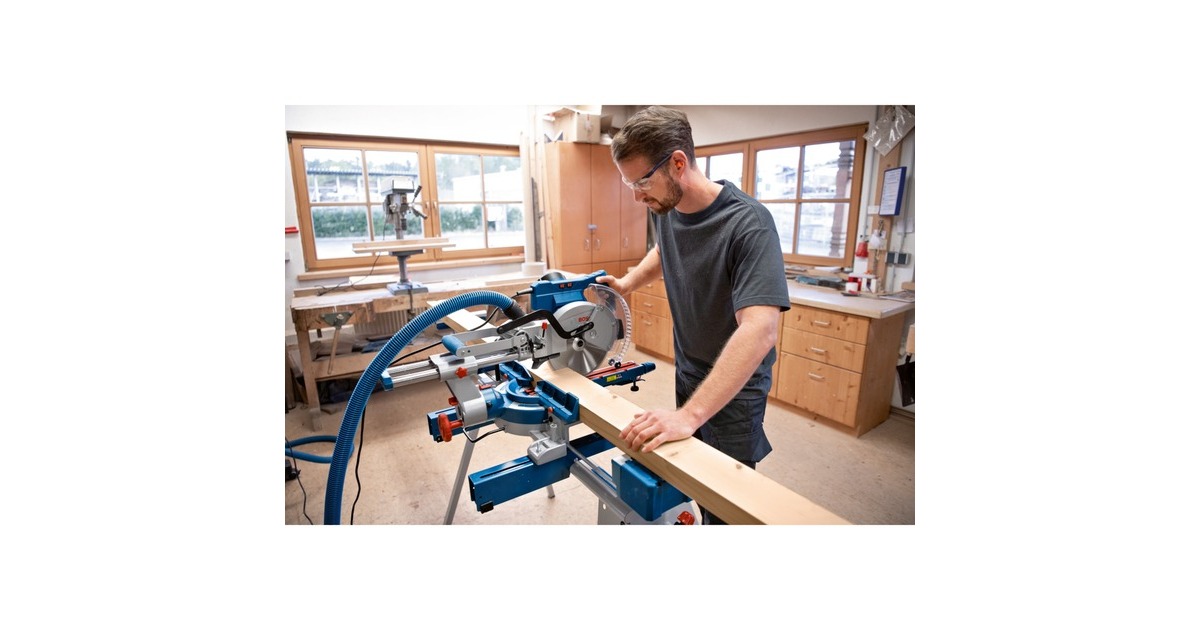 Bosch Kapp-und Gehrungssäge GCM 305-254 D Professional(blau, 1.500 Watt)