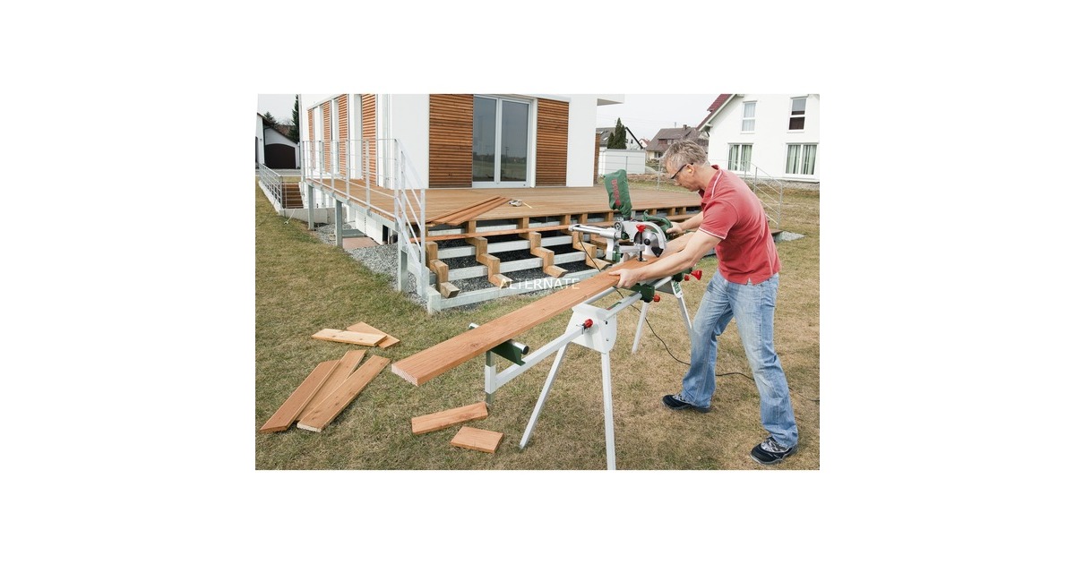 Bosch Kappsägetisch PTA 2400 0603B05000, Untergestell(silber/grün)