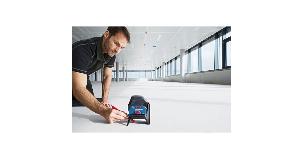 Bosch Kombilaser GCL 2-15 Professional, Kreuzlinienlaser(blau/schwarz, Schutztasche)