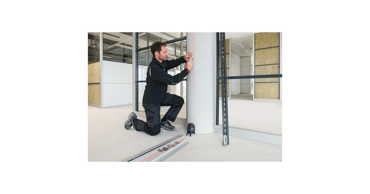 Bosch Kombilaser GCL 2-15 Professional, Kreuzlinienlaser(blau/schwarz, Schutztasche)