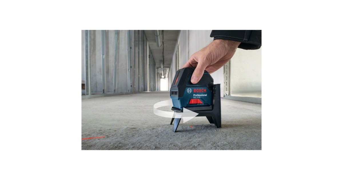 Bosch Kombilaser GCL 2-15 Professional, Kreuzlinienlaser(blau/schwarz, Schutztasche)