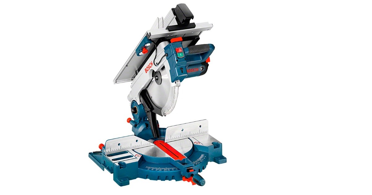 Bosch Kombinationssäge GTM 12 JL + Arbeitstisch GTA 2600, Kapp-und Gehrungssäge(blau/silber, 1.800 Watt)