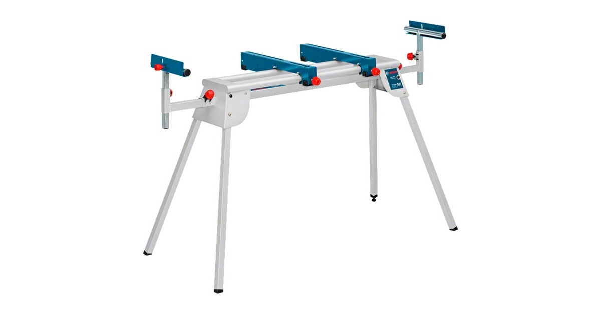 Bosch Kombinationssäge GTM 12 JL + Arbeitstisch GTA 2600, Kapp-und Gehrungssäge(blau/silber, 1.800 Watt)