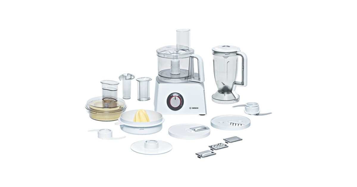 Bosch Kompakt-Küchenmaschine Styline MCM4200(weiß/silber, 800 Watt)