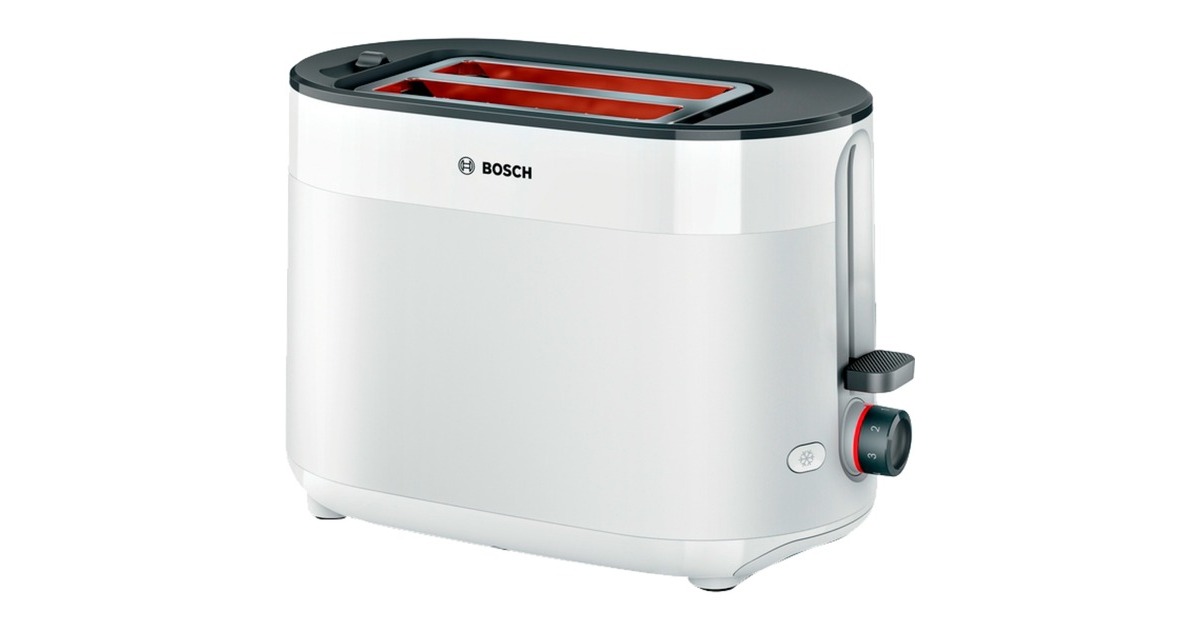 Bosch Kompakt-Toaster MyMoment TAT2M121(weiß, 950 Watt, für 2 Scheiben Toast) Bosch Kompakt-Toaster MyMoment TAT2M121(weiß, 950 Watt, für 2 Scheiben Toast)