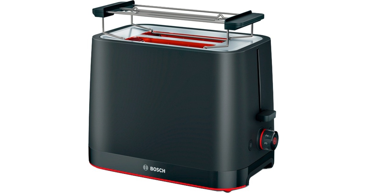 Bosch Kompakt-Toaster MyMoment TAT3M123(schwarz, 950 Watt, für 2 Scheiben Toast) Bosch Kompakt-Toaster MyMoment TAT3M123(schwarz, 950 Watt, für 2 Scheiben Toast)