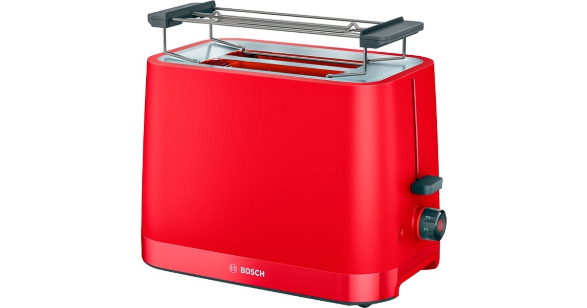 Bosch Kompakt-Toaster MyMoment TAT3M124(rot, 950 Watt, für 2 Scheiben Toast) Bosch Kompakt-Toaster MyMoment TAT3M124(rot, 950 Watt, für 2 Scheiben Toast)
