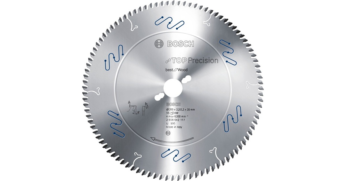 Bosch Kreissägeblatt Best for Wood, Ø 250mm, 40Z(Bohrung 30mm, für Tischkreissägen)