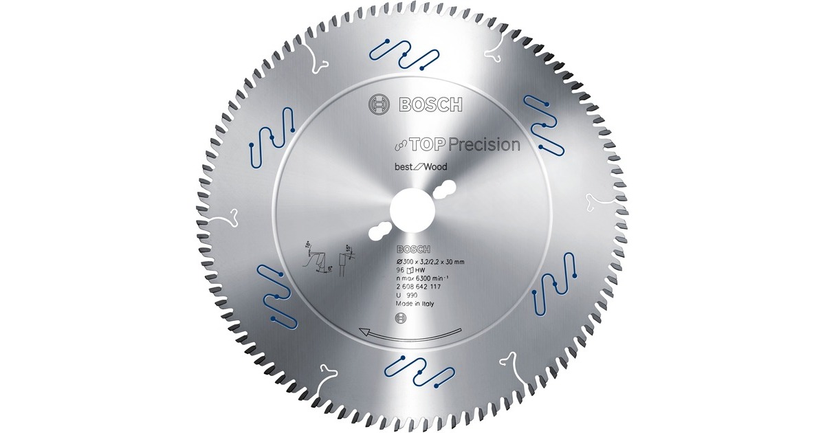 Bosch Kreissägeblatt Best for Wood, Ø 250mm, 60Z(Bohrung 30mm, für Tischkreissägen)