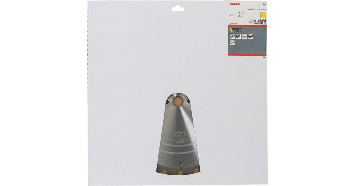 Bosch Kreissägeblatt Construct Wood, Ø 400mm, 28Z(Bohrung 30mm, für Tischkreissägen)