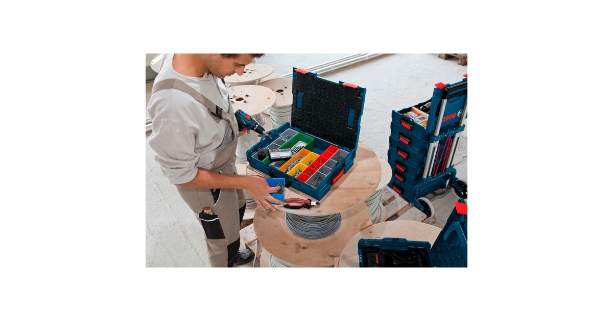 Bosch L-BOXX 102, Set mit 6 Teilen, Werkzeugkiste(blau)