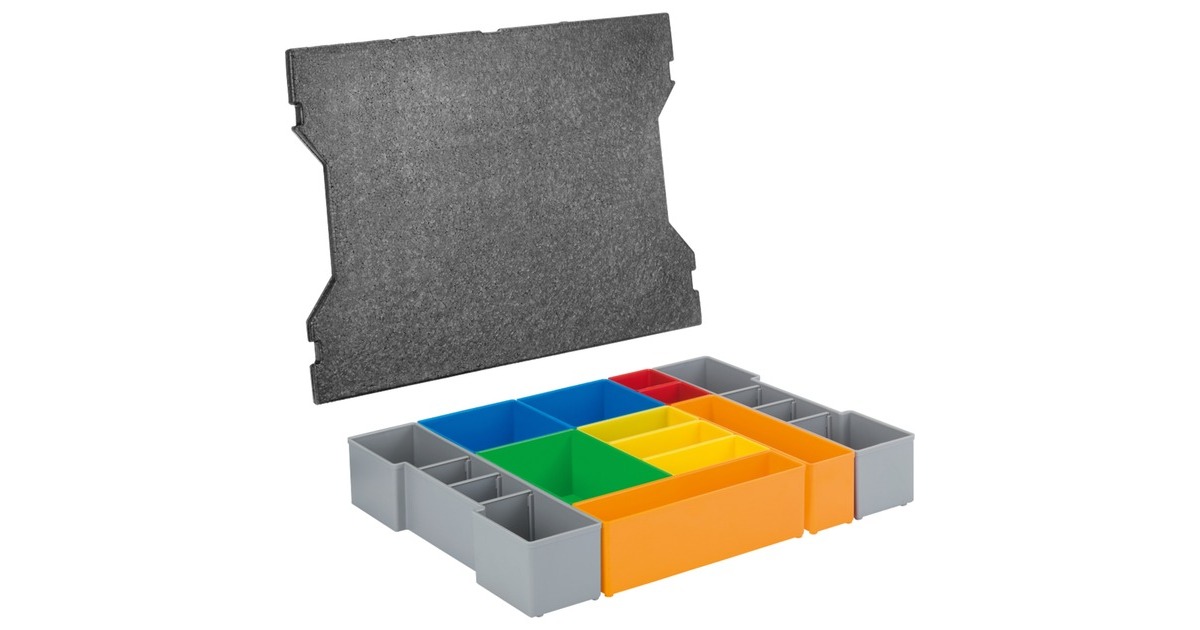Bosch L-BOXX inset box Set, Einlage(12 Stück, passend zur L-BOXX 102)