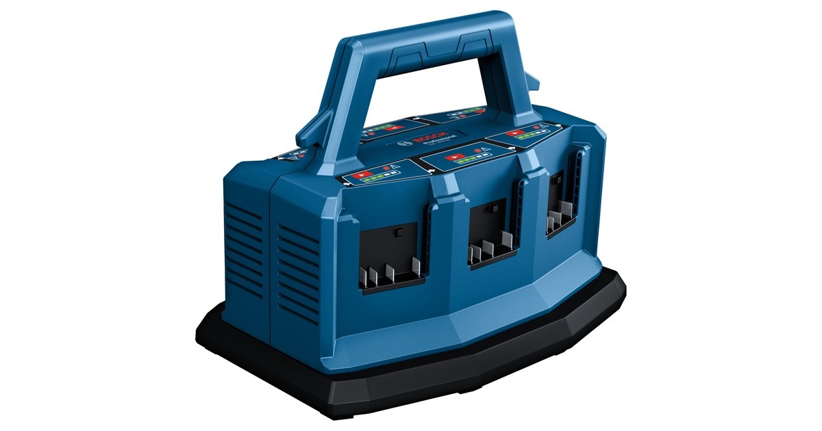 Bosch Ladegerät GAL 18V6-80 Professional(blau, 6 Steckplätze, AMPShare Alliance) Bosch Ladegerät GAL 18V6-80 Professional(blau, 6 Steckplätze, AMPShare Alliance)