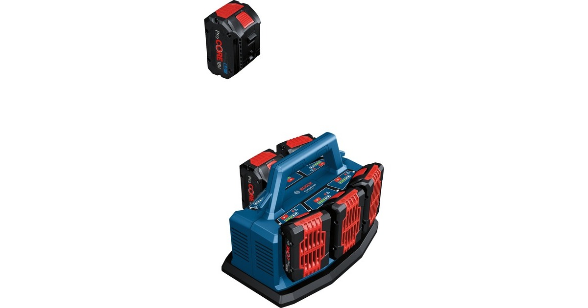 Bosch Ladegerät GAL 18V6-80 Professional(blau, 6 Steckplätze, AMPShare Alliance)