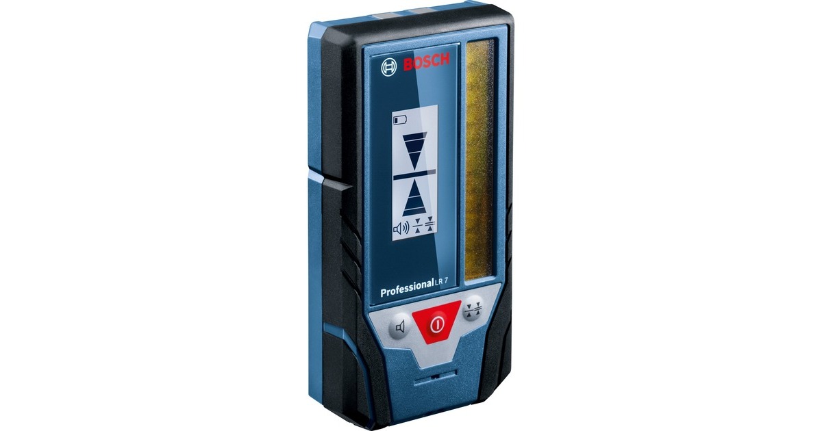 Bosch Laser-Empfänger LR7 + Halterung(blau/schwarz)